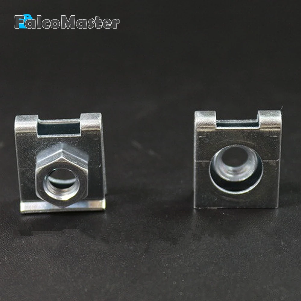 

Car License Plate Fixing Clip Screw Base Car Decoration Buckle Iron Screw Buckle With Nut Clip