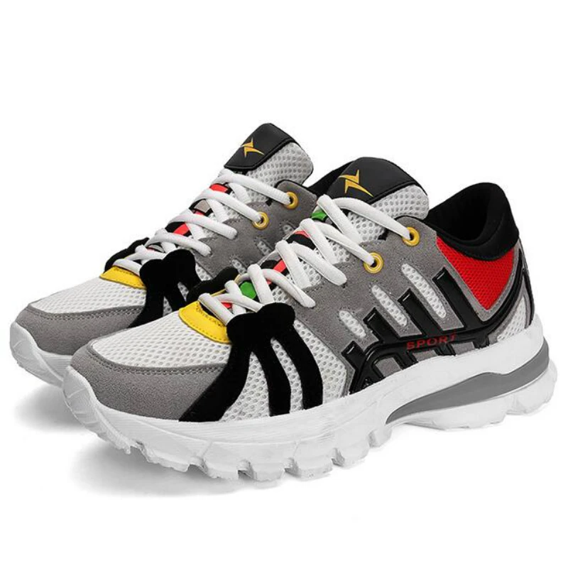 

2019 Summer New Men Sports Sneakers Male Casual Colorful Trend Breathable Balance Outdoor Hip Hop Personality Basketball Shoes