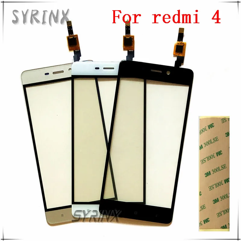 Syrinx наклейка лента сенсорный экран сенсор для Xiaomi Hongmi Redmi 4 Pro емкостный дисплей экран дигитайзер передняя стеклянная панель