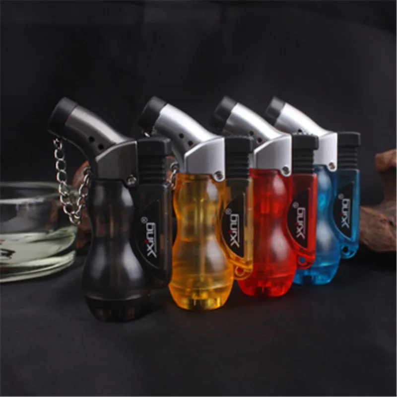 

1300 C Windproof Butane Jet Portable Spray Gun Lighter Turbo Torch Lighter Cigar Fire Gourd Pipe Lighter NO GAS