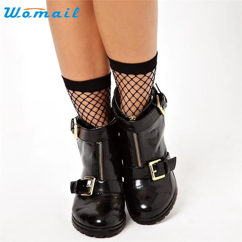 

2019 # Durable 2019 Hot sales Summer Socks Women Sexy Lace Fishnet Net Plain Top-Ankle Socks Stylish