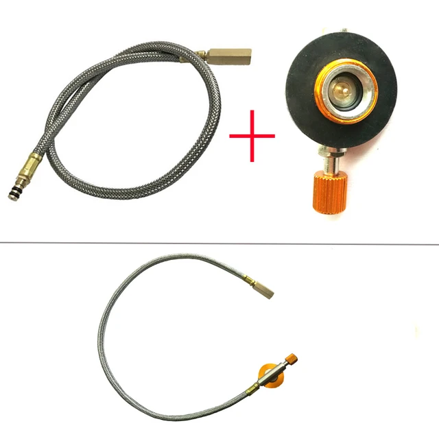 Camping Hiking Picnic Stove Gas Propane Hose Extension with Propane Tank  Converter Valve Refill Adapter Regulator - AliExpress