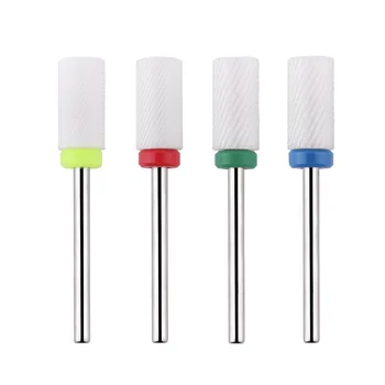 

Makartt 4PCS Ceramic Nail Drill Bit Large Barrel Extra Small Flame, Flme ,Medium, Coarse Electric Nail Files Bits 3/32" F0703