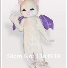 Талисман Розовый нос Белый Кот Костюм талисмана Модный на заказ костюм аниме маскарадные костюмы маскот нарядное платье карнавальный костюм