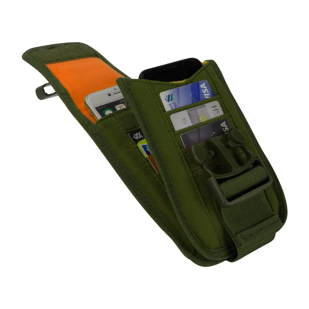  Tactical Molle Phone Holster Outdoor Belt Waist Bags Utility Vest Card Carrier Bag Mini Multi-funct - 32943007407