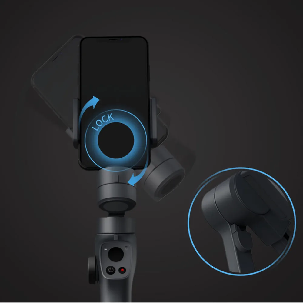  New FUNSNAP Capture 2 3-axis Handheld Gimbal Stabilizer with Zooming Wheel Mode For iPhone XS XR X 
