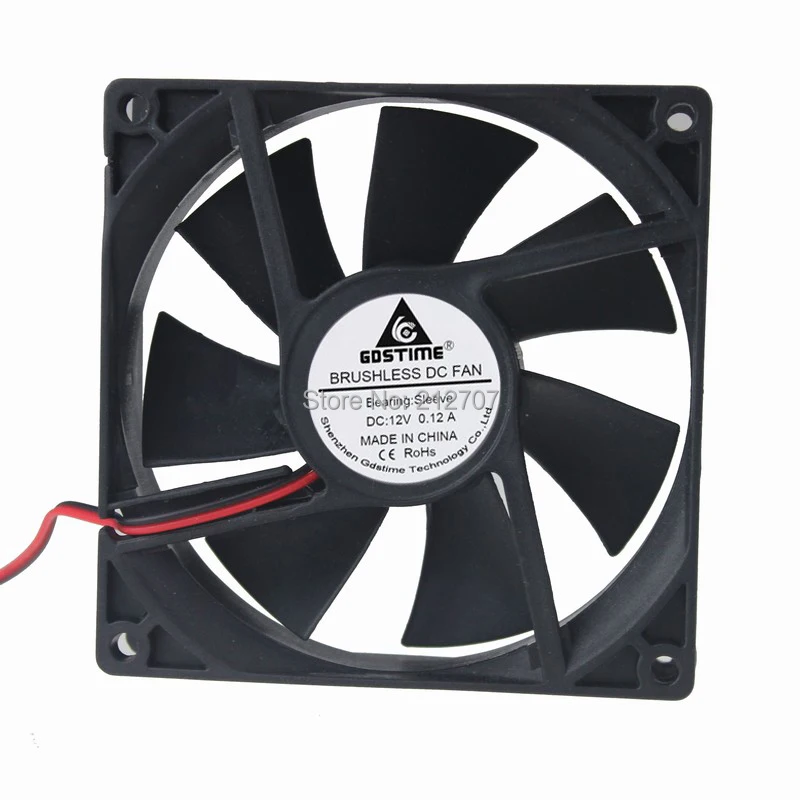 Gdstime 9225 DC 12V 2Pin 92mm x 25mm Бесщеточный вентилятор охлаждения процессора 1 шт.|cpu cooler