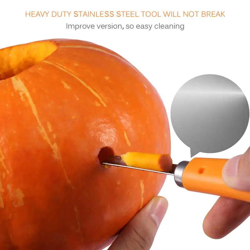 

BESTONZON 6pcs/Set Pumpkin Carving Kit Lantern Carving Tools High Quality Cutting Carving Tools For Halloween Pumpkin Fruit