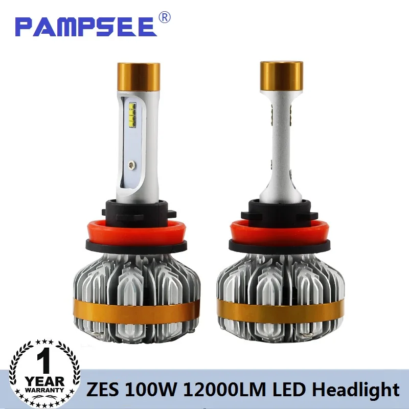 

PAMPSEE Z7 Car Canbus LED Headlight Kit H4 H7 H11 High Power 50W 6000LM H1 H3 880 881 Bulb Easy Installation Premium Quality