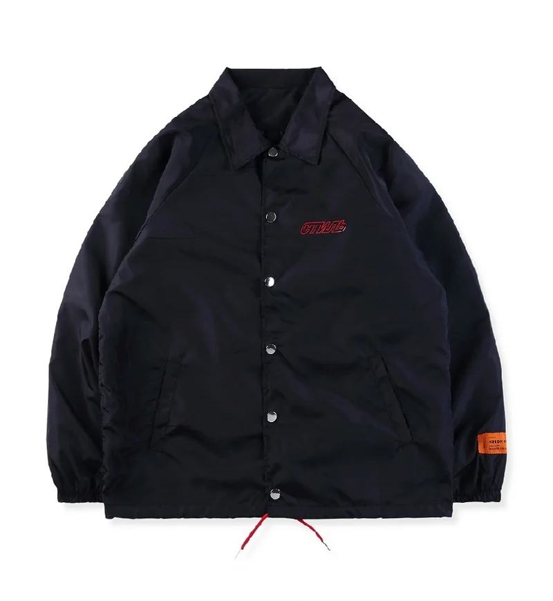 

2019 New Heron Preston Jackets Men Women 19SS Coach High Quality Coats 1:1 Black Jackets Streetwear Heron Preston Jackets