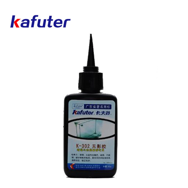 Горячая 50 г kafute K-302/K-303 клей УФ Kafuter+ портативный УФ фонарик УФ отверждения клей акриловый прозрачный пластиковый стеклянный клей