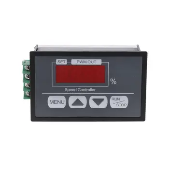 

6-60V PWM DC Motor Speed Controller With Digital Display Panel Button Governor W329