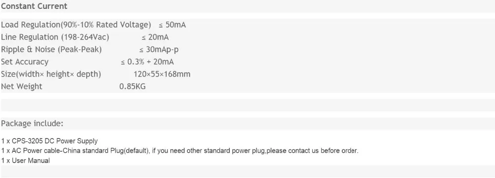 MoGood CPS-3205 AC110V/230 V Вход, DC0-32V/0-5A Выход, 160 W, Портативный с Дисплей регулируемый, регулируемый постоянного тока Питание