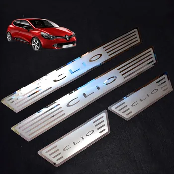 

Door Sills for Renault CLIO IV CLIO 4 2018 2017 2016 Stainless Steel Scuff Plate Door Sill Cover Trim Car Accessories