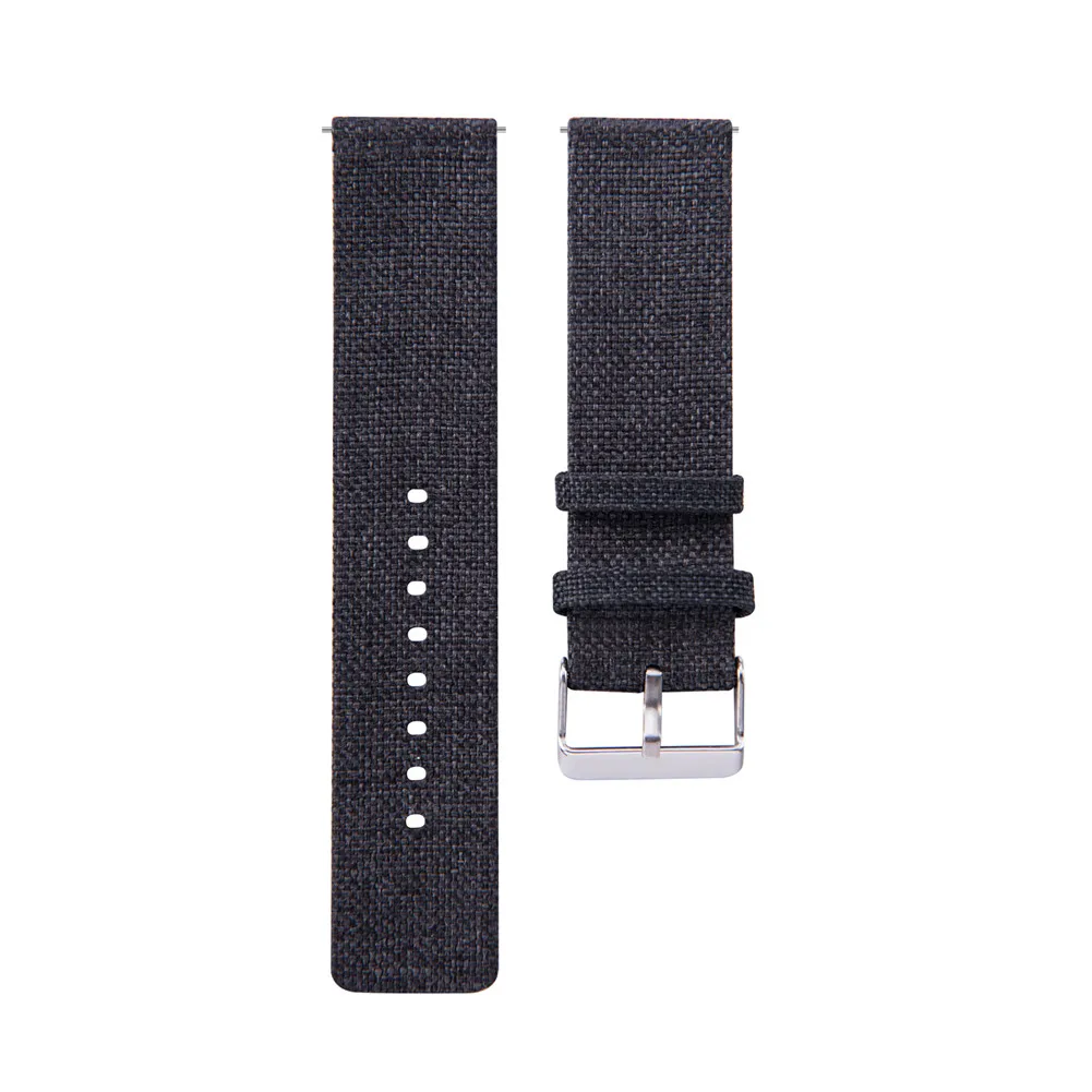 Универсальный 22 мм пряжка нейлоновый холщовый ремешок для часов Ремешки на запястье для samsung Шестерни S3 серии/Amazfit 1/2/Ticwatch 1 Смарт-часы