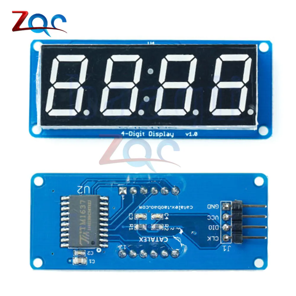 Standard LED 4 Digit 0.56" Tube Display Clock (D4056A) Module with ...