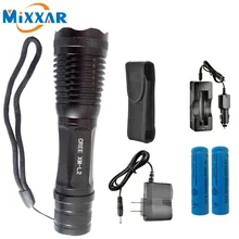 ZK5 LED Flashlight 4500LM CREE XM-L2 T6 L2 LED Flashlight Aluminum Torch Zoomable lanterna Lamp can use 3XAAA or 18650 Battery