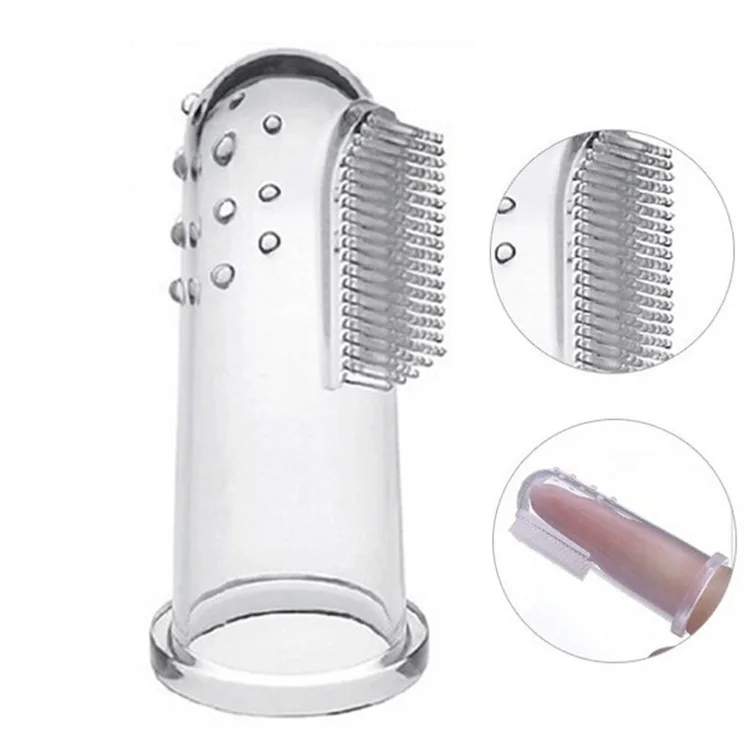 

Baby Finger Toothbrush Silicon Toothbrush+Box Children Teeth Clear Soft Silicone Infant Tooth Brush Rubber Cleaning Baby Brush
