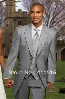 Free shipping/ Groom wear Tuxedos Wedding Bridegroom dress/Groomsman man Suits/custom made cheap made men evening vest suits