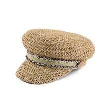 Винтажный военный женский темно-синий восьмиугольный элегантный берет Кепка s женская Франция Кепка Лето Осень Зима твердая шляпа аксессуары для одежды