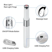 Electric Thermal Eye Massager Eye Care Beauty Instrument Device Remove Wrinkles Dark Circles Puffiness Massage Relaxation electric eye massage device to the eye bags dark circles wrinkle massage instrument eye cream massage stick