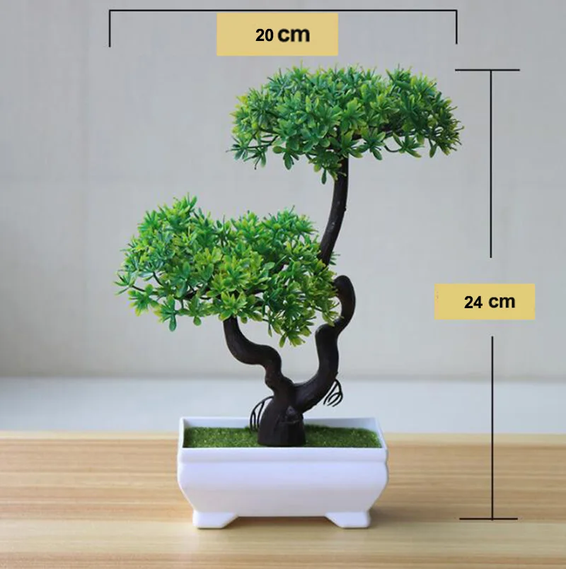 

Colorful Artificial Plants Bonsai Small Tree Pot Plants Fake Tree For Home & Garden Decoration #04