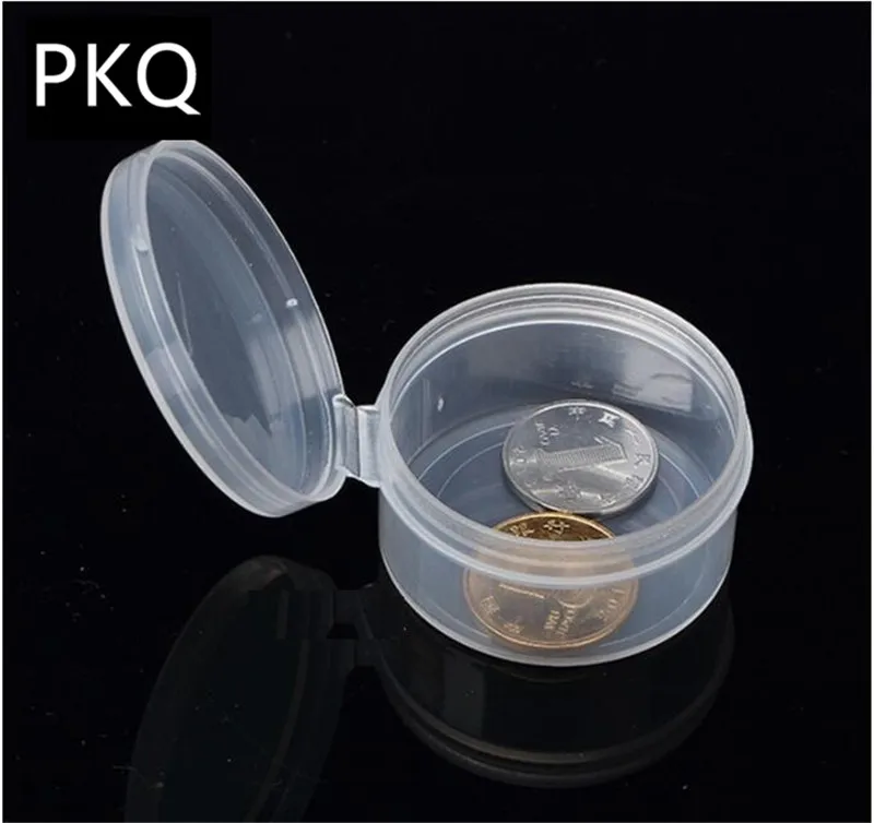 

4.2x2.2cm Small Clear Packaging Box Mini Chip Storage Box Transparent Plastic Box Product PP Material Candy Gadgets Box 20ml