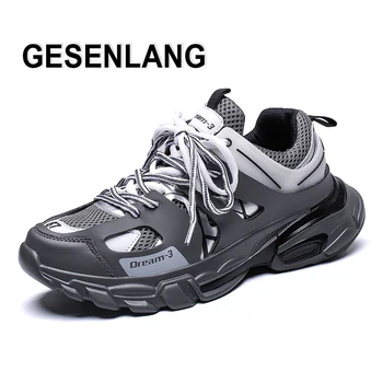 

2019 Men's Big Size Running Shoes Breathable Anti-slip Sports Sneakers For Men Wear-resistant Outdoor Tourism Walking Male Shoes