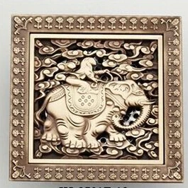 Antique S Uythner Ванная комната 12 см трапных античная латунь художественный душ стока - Цвет: Antique S