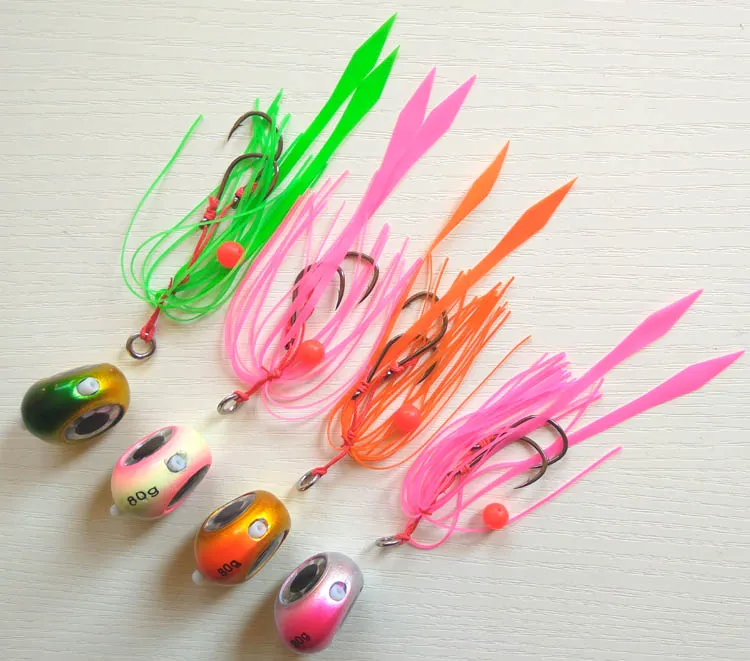 4 unids 100g/135g/80g/60g/40g Pesca Slider Snapper/Sea bream Jig head con falda plomo jig señuelo envío gratis 4 unids 100g/135g/80g/60g/40g Pesca Slider Snapper/Sea bream Jig head con falda plomo jig señuelo envío gratis