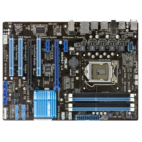 Оригинальная материнская плата для ASUS P8P67 LX LGA 1155 DDR3 32GB USB2.0 USB3.0 P67 настольная материнская плата