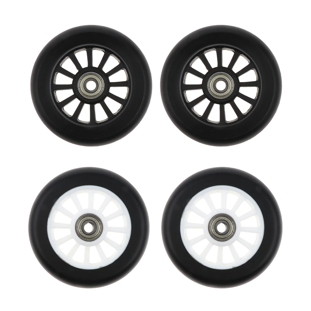 

2pcs 100mm Complete Stunt Pro Scooter Wheels Replacement with Random Color Bearing Outdoor Speed Skating Equipment