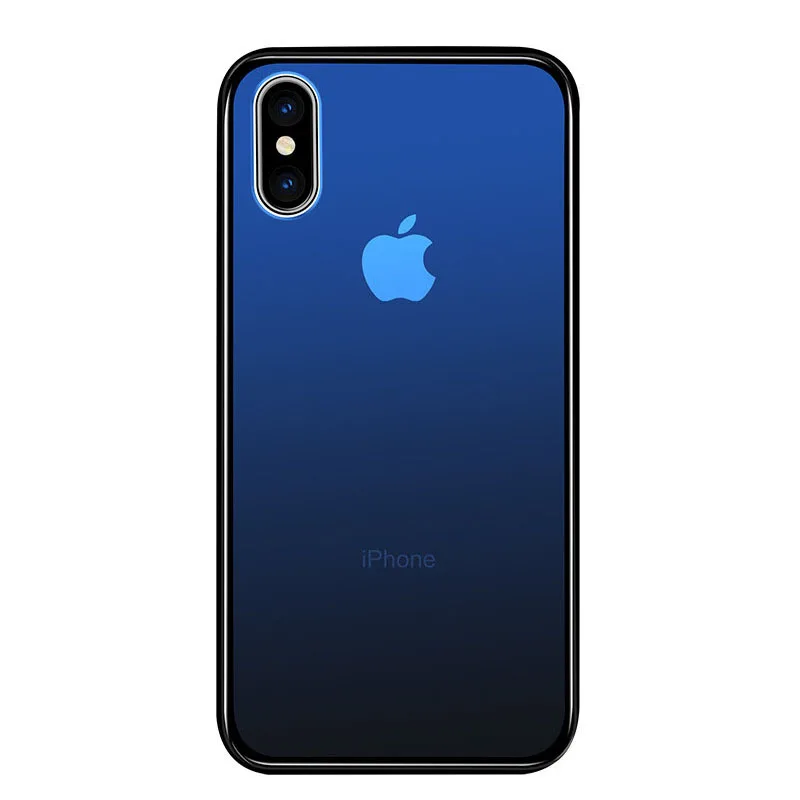 Для iPhone 11 Pro Max чехол градиентной расцветки Aurora чехол из закаленного стекла для iPhone XS Max XR XS X 7 8 6 6S Plus 11 Pro Жесткий Чехол - Цвет: Pattern 1