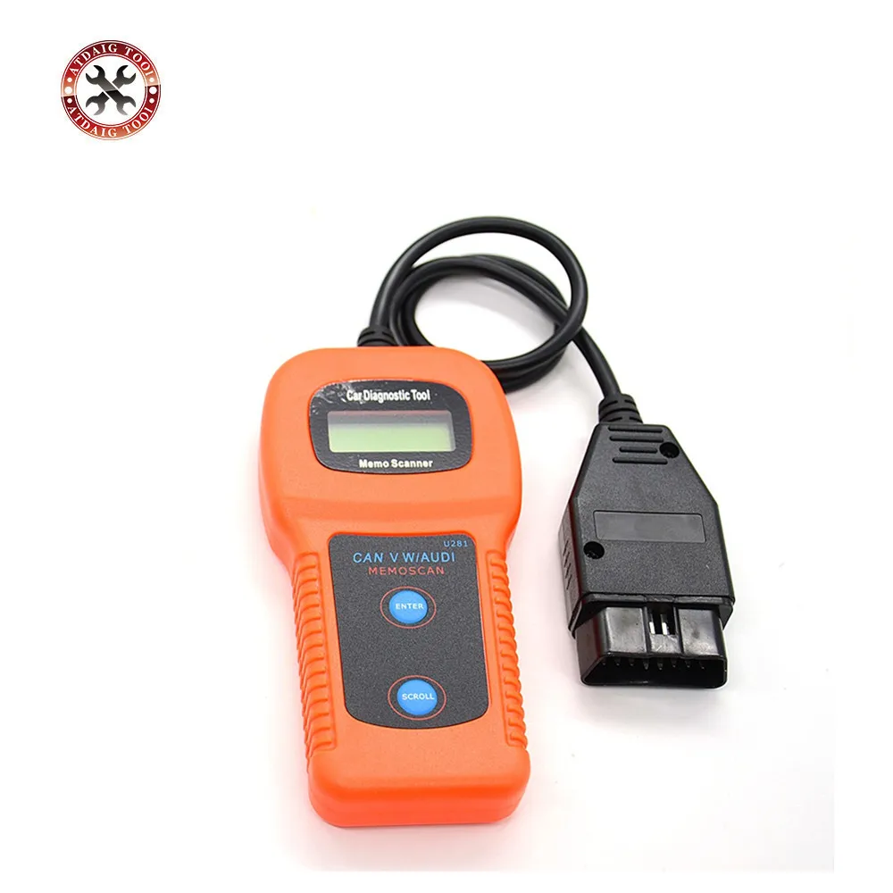 

2018 Memoscan U281 for A UDI VW SEAT CAN-BUS OBD2 OBDII Code Scanner U281 OBD2 Engine Code Reader CAN BUS OBD2 Scan tool