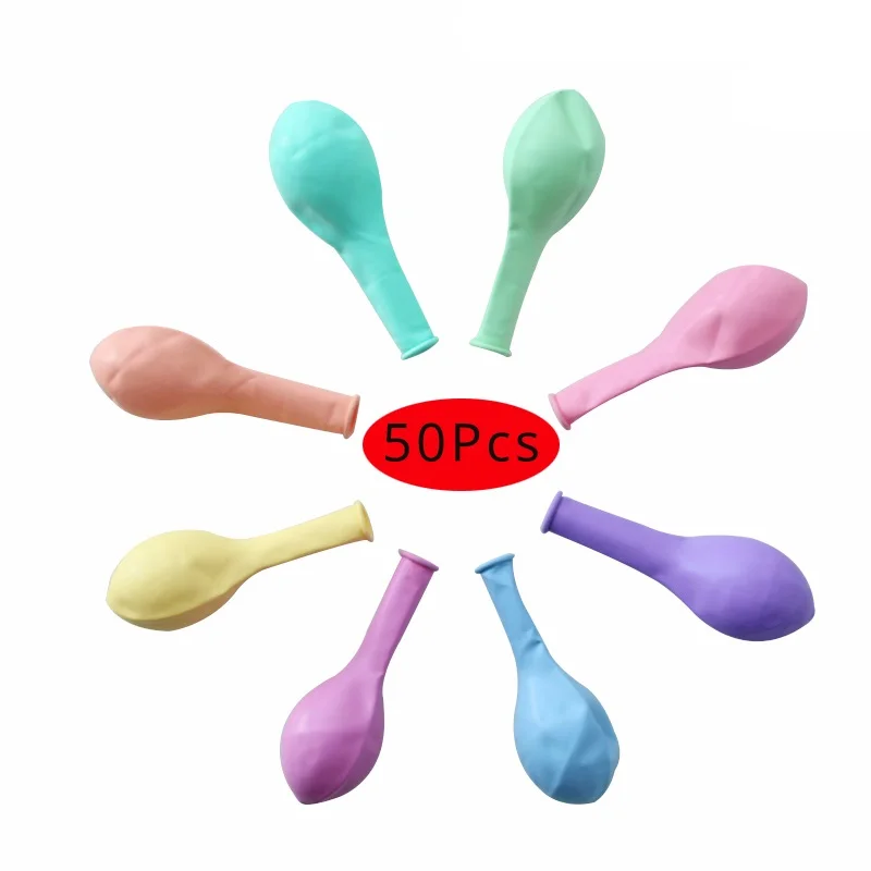 Принадлежности для надувных шаров полоска для воздушных шаров воздушные шары на день рождения Globos Arch Свадебные Украшенные фоны Baloon Stick Seal Clip вечерние принадлежности - Цвет: 50pcs mix Color