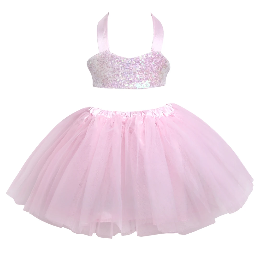 Elegant Children Kids Baby Girls Dress Sequins Tulle Bow Toddler Tutu ...