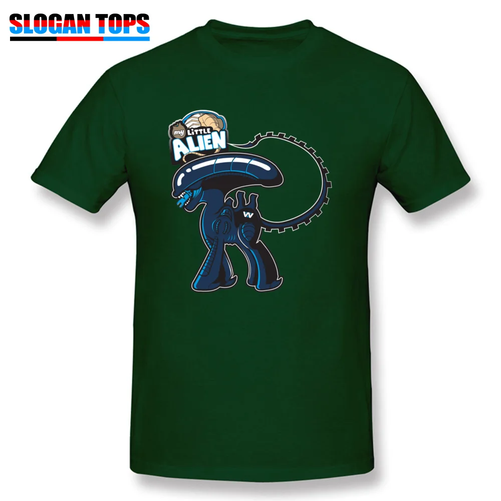 Prevalent Men Tshirts My Little Alien 18716 3D Printed Tees All Cotton Short Sleeve Printed On Tops Tees O Neck My Little Alien 18716 dark