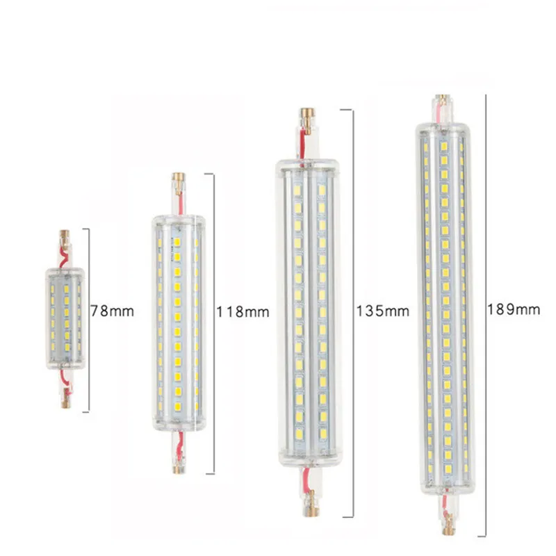 10 шт. затемнения 15 Вт r7s led SMD3528 72leds 85-265 В прожектор Светодиодная лампа светильник светодиодные лампы теплый/холодный белый