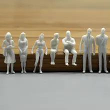 1:50 scale model miniature white figures Architectural model human scale HO model ABS plastic peoples human and peoples rights