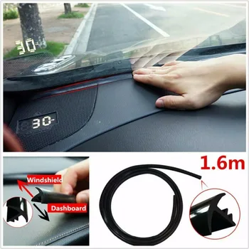 

Roadlover Auto Rubbe Seals Sticker Car Sealing Strips Dashboard Stickers Decoration For Ford Passat b6 peugeot 206 BMW E46 E90