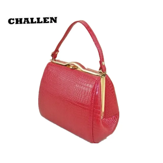 Challen 2017 новый женский мешок моды элегантные крокодил зерна сумочка одно плечо сумка вечерняя сумочка кожа pu сумки rj587