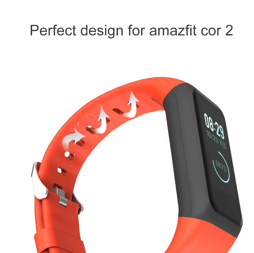 Sillicone-Wrist-Strap-For-Huami-Amazfit-Cor-2-Smart-Wristband-Replacement-Comfy-Colorful-Bracelet-For-Amazfit (4)