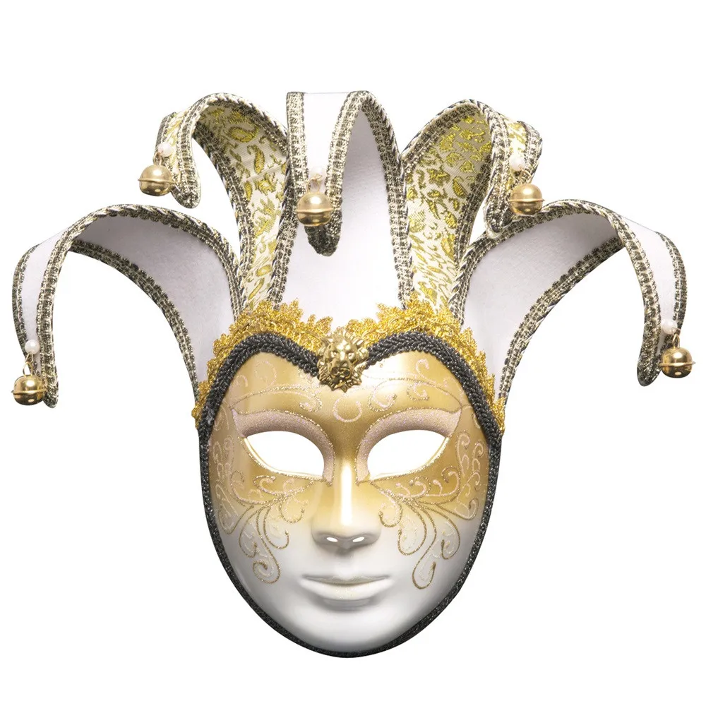 

Horror Mask 2019 Full Face Venetian Joker Horror Scary Mask Masquerade Theater Mardi Gras Party Ball Mask K506