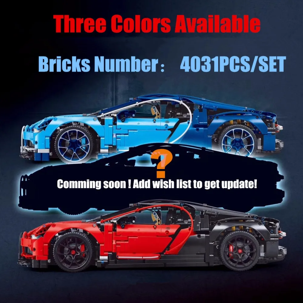

New Technic Car series fit legoings Technic bugattied Racing car Chiron Building Blocks Bricks 42083 diy Toy gift kid