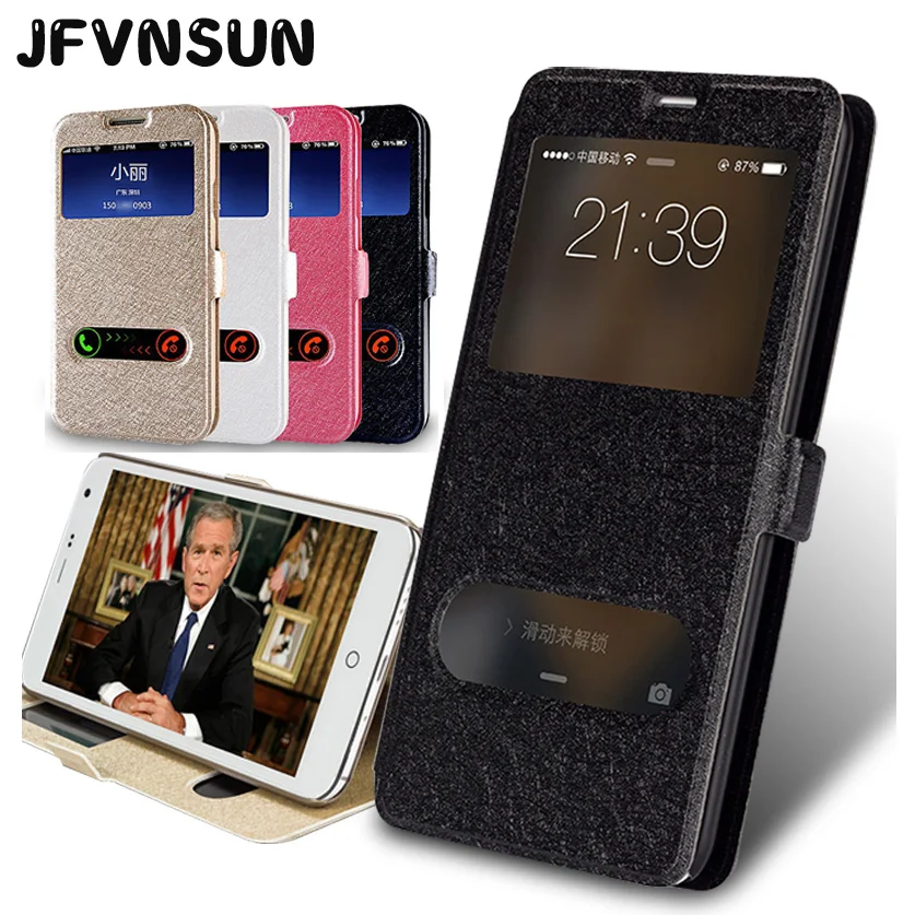 

Fashion Window View Magnetic Flip Cover Protective Case on for Meizu M5 M6 M2 M3 Note M6s M6T M5s M5c M3s meizu 15 Plus Cases