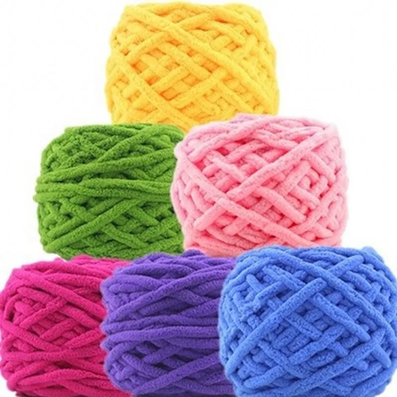 

100g/pc Cotton Colorful Dye Scarf Hand-knitted Yarn For Hand knitting Needles Scarf Soft Milk Cotton Yarn Thick Wool