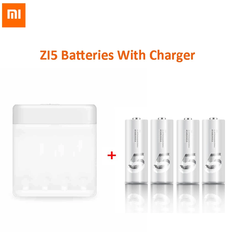 Аккумуляторные батарейки и зарядное устройство Xiaomi ZMI Zi5 - характеристики