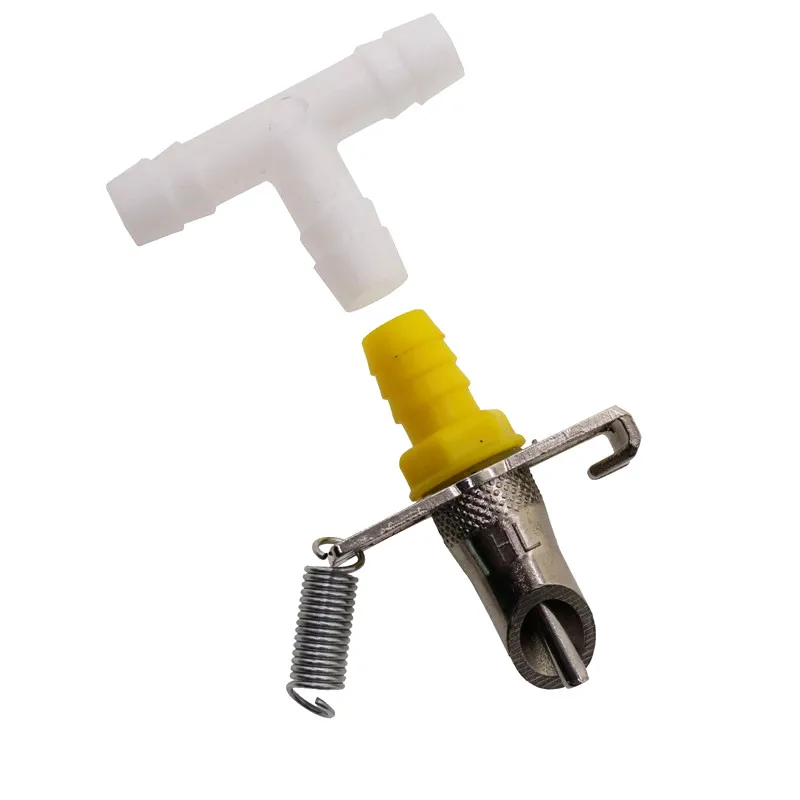 

10 pcs Rabbit Nipple Drinking Water With Spring Plastic Tee Pet CageDdrinking Fountains Installed Livestock Breeding Equipment