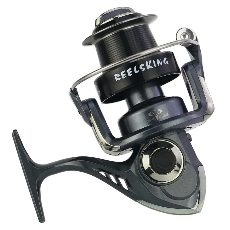 YUYU Sea Fishing Reel Spinning 4000 - 10000 Metal Spool 13+1BB SaltwaterSurfcasting Fishing Reel Distant Wheel spinning reel