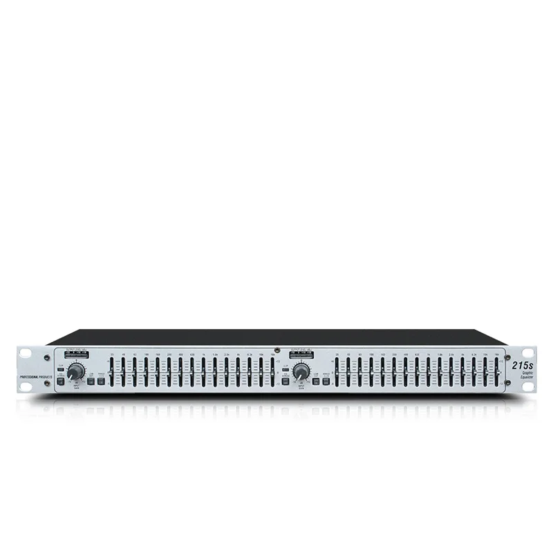 Audio processor 215S electronic graphic equalizer dual 15 segment electronic graphic equalizer